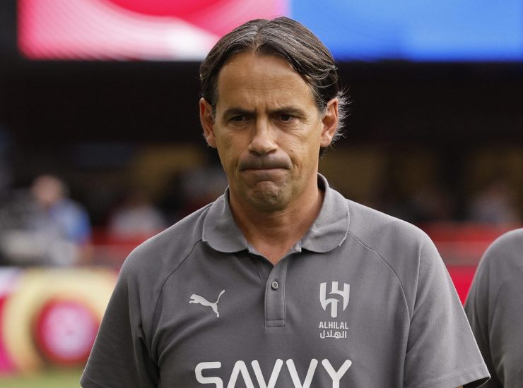 Inzaghi in primo piano