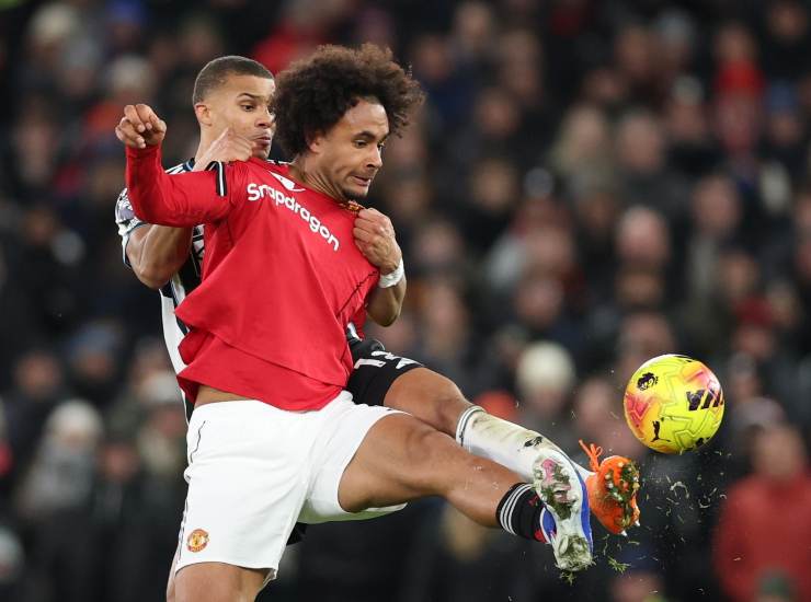 Zirkzee durante una partita