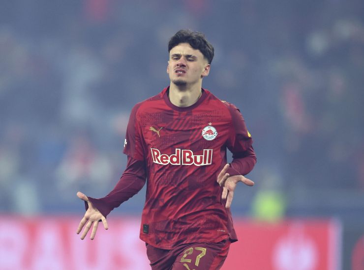 Aljabegovic esulta dopo una rete