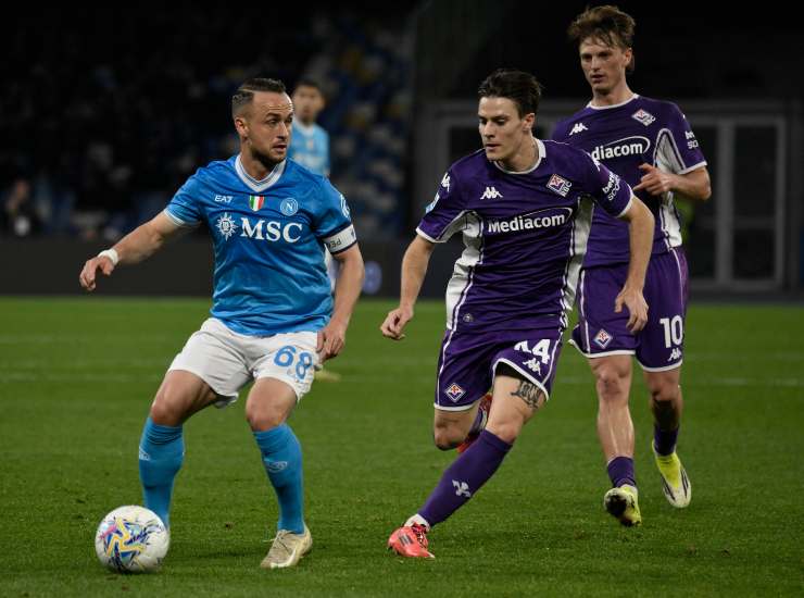 Lobotka durante una partita