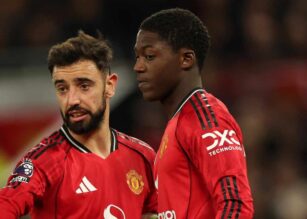 Bruno Fernandes e Mainoo