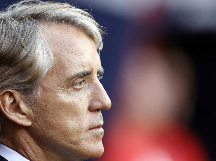 Mancini in primo piano