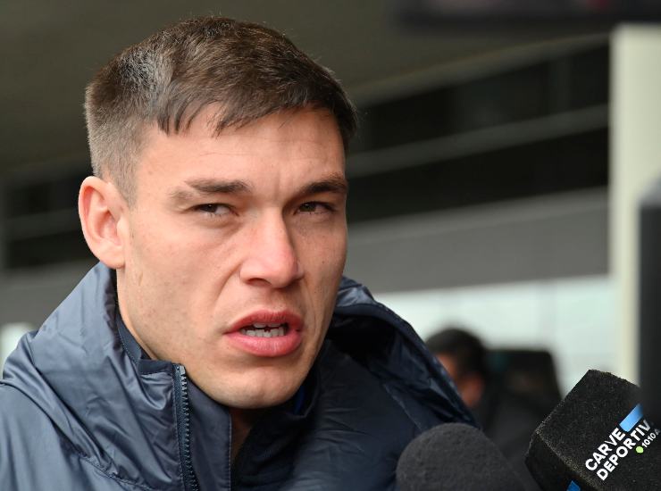 Ugarte durante un'intervista