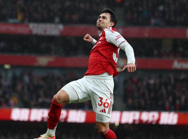 Zubimendi esulta dopo una rete