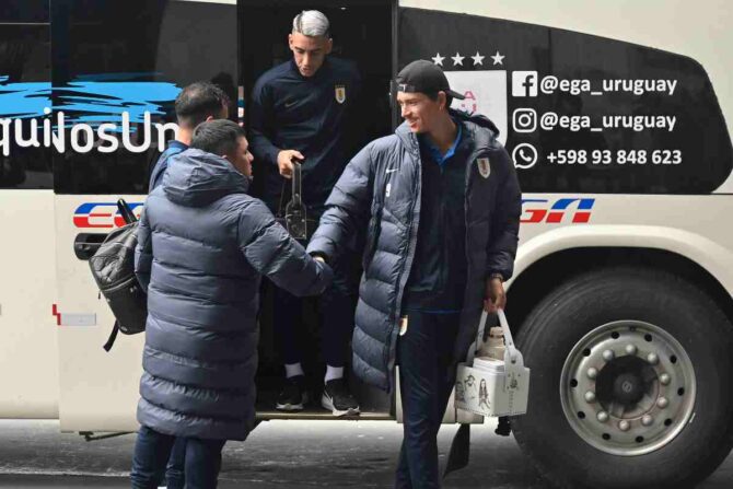 Nunez con la Nazionale