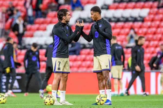 Ferran Torres insieme a Rashford