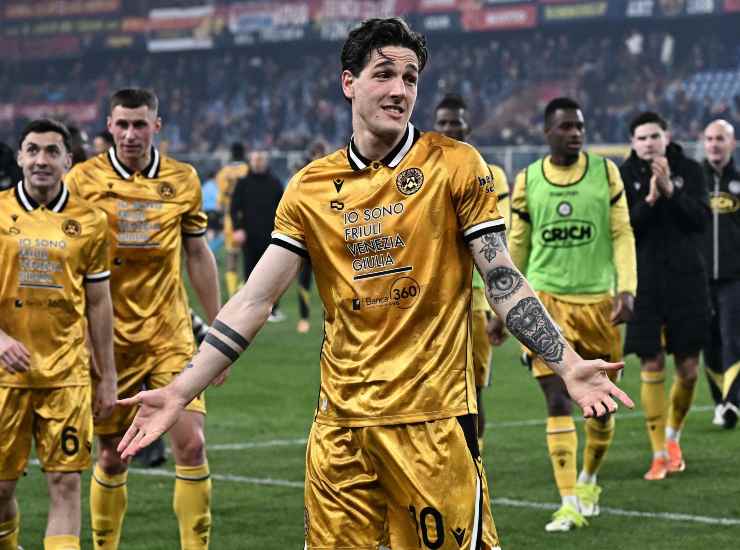 Zaniolo durante una partita