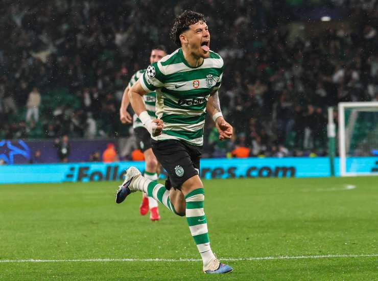 Araujo esulta dopo una rete