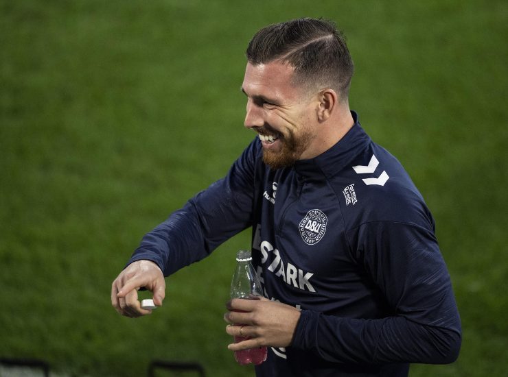 Hojbjerg in primo piano