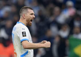 Hojbjerg esulta dopo una rete