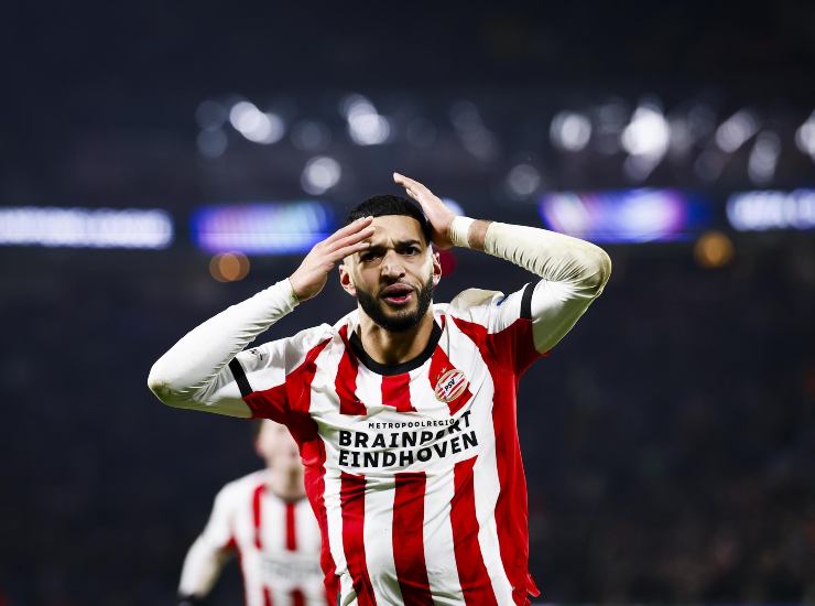 Saibari esulta dopo una rete