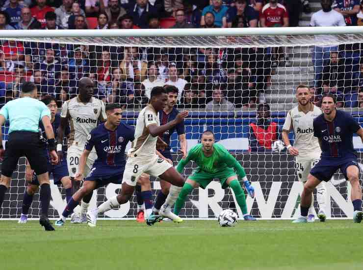 Sangare durante una partita