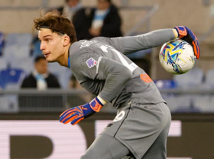 Carnesecchi durante una partita