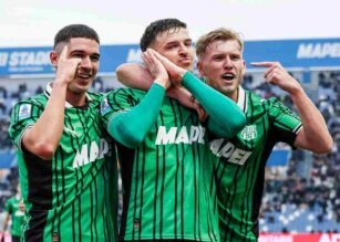 Muharemovic esulta dopo una rete