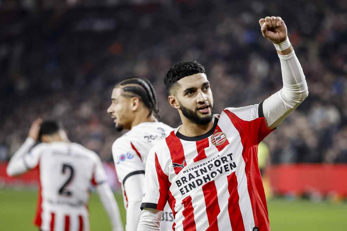 Saibari esulta dopo una rete