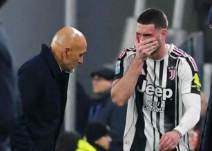 Vlahovic insieme a Spalletti