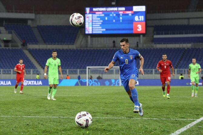 Nations League: Italia vince contro la Turchia e pareggia con la Francia