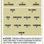 Cesena-Juventus, probabili formazioni