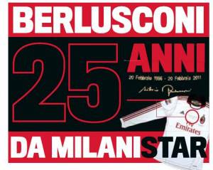 Maglia Milan 25 anni Berlusconi 01