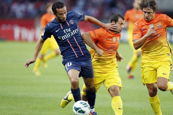 Barcelona's Argentinian midfielder Javie