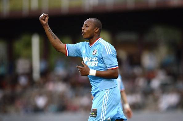 Marseille's Senegalese forward Andre Aye
