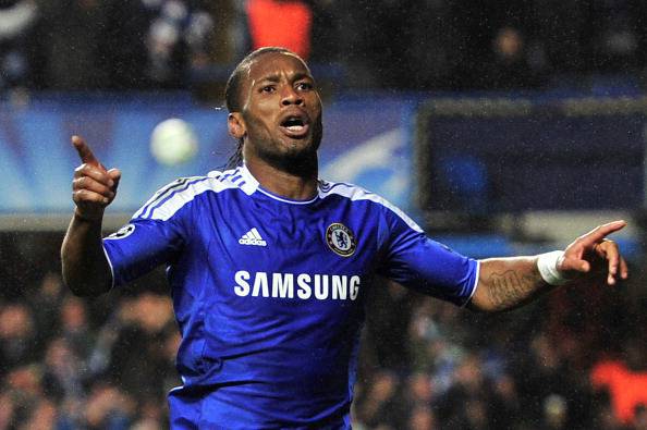 Chelsea's Ivorian forward Didier Drogba