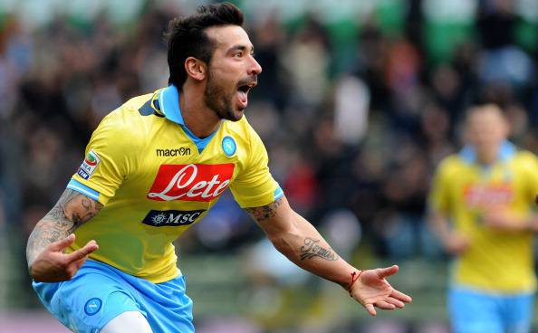 Napoli's Argentinian forward Ezequiel Iv