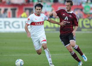 Stuttgart's defender Serdar Tasci (L) an