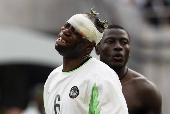 A dejected Taribo West of Nigeria